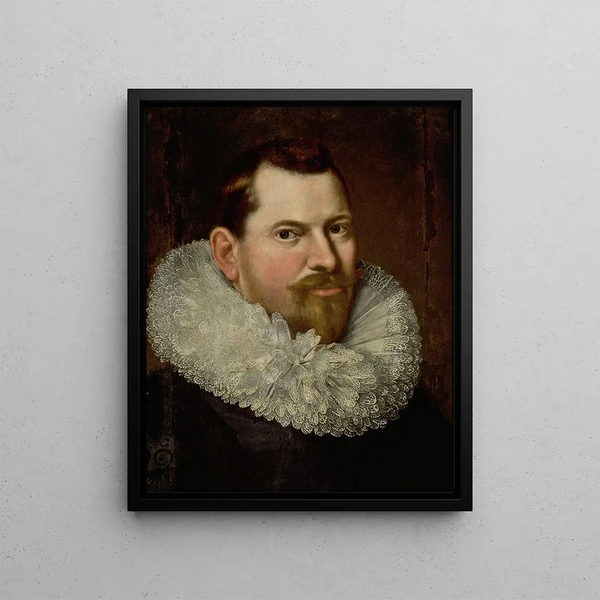 Michiel Jansz Van Mierevelt - Portrait of a man in a white frill.webp