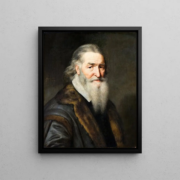 Michiel Jansz Van Mierevelt - Portrait of an EightyYear Old Man.webp