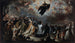Saint Augustin erscheint und beendet die Heuschreckenplage - Miguel Jacinto Menéndez — Ansicht des Kunstwerks