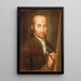 Portrait de José de Ibarra - Miguel Rudecindo Contreras — gerahmtes Bild an der Wand