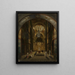 Innenansicht der Kathedrale von Sankt Sophia in Kiew - Mikhail Makarovich Sazhin — gerahmtes Bild an der Wand