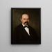 Portrait de Michał Rola Woszczyński - Mikołaj Strzegocki — gerahmtes Bild an der Wand