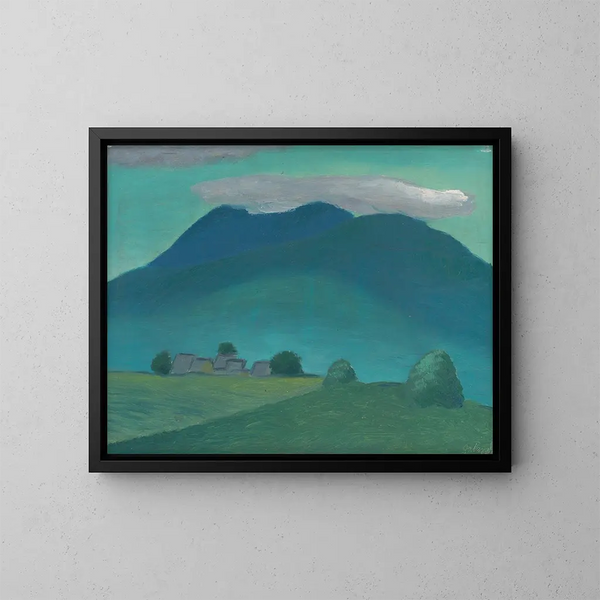Tard dans la soirée - Mikuláš Galanda — gerahmtes Bild an der Wand