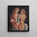 Familien-Gemälde - Mikuláš Galanda — gerahmtes Bild an der Wand