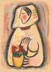 Mädchen mit einem Blumenkorb - Mikuláš Galanda — Ansicht des Kunstwerks