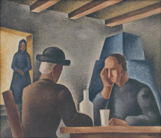 In einer Gaststätte - Mikuláš Galanda — Ansicht des Kunstwerks