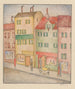Straße mit einer Konditorei - Mikuláš Galanda — Ansicht des Kunstwerks