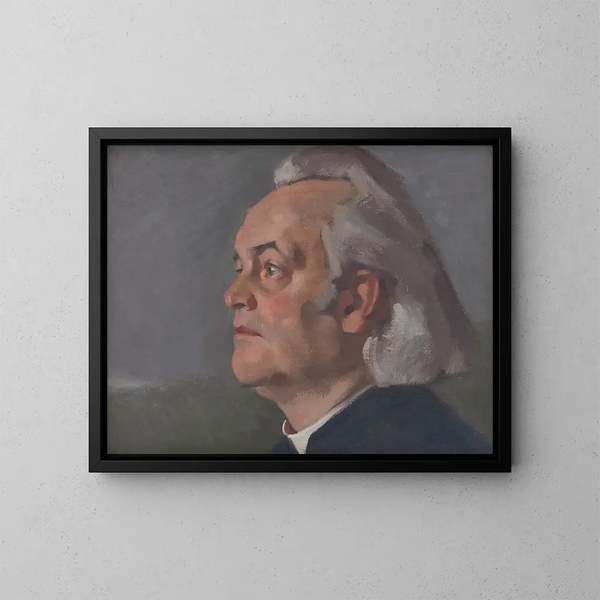 Portrait de Mgr Alojz Kolska - Milan Thomka Mitrovský — gerahmtes Bild an der Wand