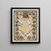 Herr, ich brauche dich jede Stunde - Milwaukee Litho Engr Co — gerahmtes Bild an der Wand