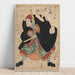 Reproduktion des Gemäldes Mimasu Gennosuke no Namiwa no Jirosaku - Utagawa Kuniyoshi
