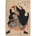 Reproduktion des Gemäldes Mimasu Gennosuke no Namiwa no Jirosaku - Utagawa Kuniyoshi