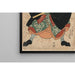 Reproduktion des Gemäldes Mimasu Gennosuke no Namiwa no Jirosaku - Utagawa Kuniyoshi