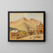Champery und den Mont Bounaveau, Schweiz - Miner Kilbourne Kellogg — gerahmtes Bild an der Wand
