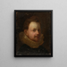 Kopf eines Edelmanns nach Van Dyck - Miner Kilbourne Kellogg — gerahmtes Bild an der Wand