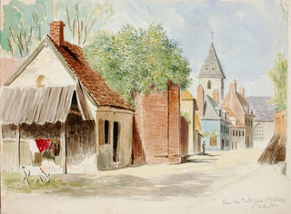 Rue du Puits-Sale, Saint-Valery - Miner Kilbourne Kellogg — Ansicht des Kunstwerks