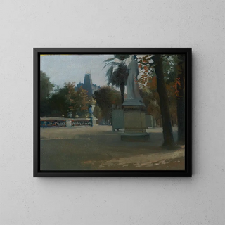 Garten der Tuileries in Paris - Minerva Chapman — gerahmtes Bild an der Wand