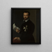 Portrait eines Malteser Ritters Wahrscheinlich Fra Jacopo Salviati - Mirabello Cavalori — gerahmtes Bild an der Wand