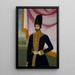 Jalal al-Din Mirza, Sohn von Fath Ali Shah Qajar - Mirza Abolhassan Khan Ghaffari — gerahmtes Bild an der Wand