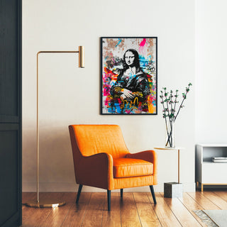 Street Art Gemälde – Die urbane Mona Lisa