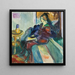 Modell sitzend auf dem Sofa II - Edvard Munch — gerahmtes Bild an der Wand