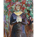Reproduktion des Gemäldes Modell im Garten - Edvard Munch