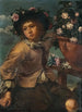 Junge mit einer Vase Rosen - Mons Bernardo — Ansicht des Kunstwerks