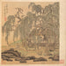 Monsieur Cinq Saules Wuliu Tao Yuanming - Chen Hongshou — in einem Innenraum präsentiert