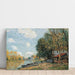 Reproduktion des Gemäldes Moret: Die Ufer des Loing - Alfred Sisley