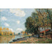 Reproduktion des Gemäldes Moret: Die Ufer des Loing - Alfred Sisley