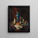 Stillleben - Moritz Mansfeld — gerahmtes Bild an der Wand