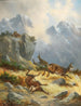Jagd auf Gämse - Moritz Müller — Ansicht des Kunstwerks