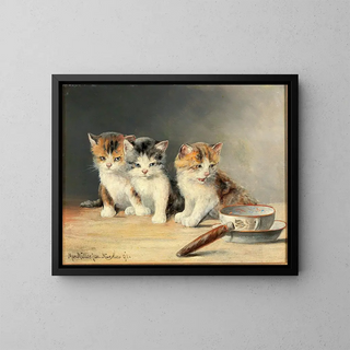 Moritz Mller - Three Kittens.webp