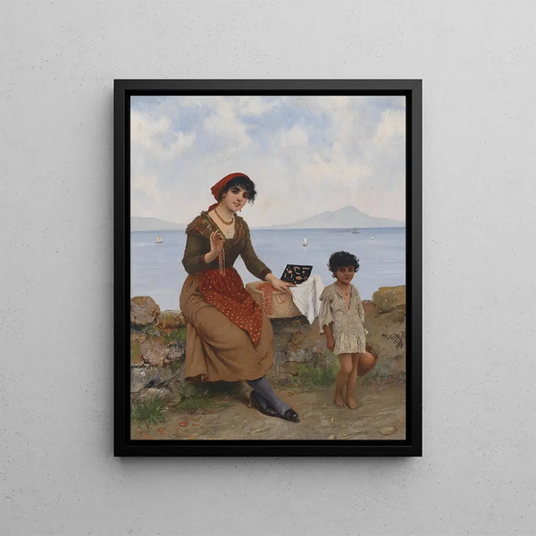 Moritz Stifter - Schmuckverkuferin an der Kste.webp