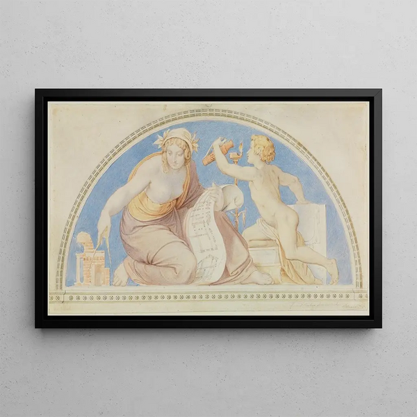 Moritz von Schwind - Allegorie der Mathematik.webp
