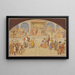 Der Gesangswettbewerb auf der Wartburg - Moritz von Schwind — gerahmtes Bild an der Wand