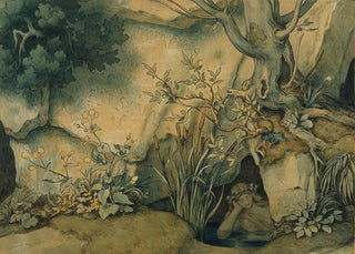 Moritz von Schwind - Die schne Melusine I Fontes Melusinae Der Brunnen der Melusina.webp
