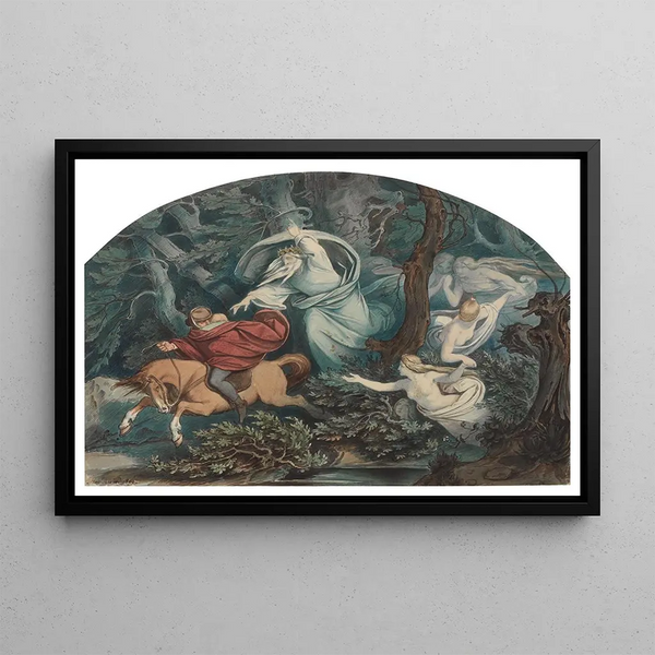 Moritz von Schwind - Ilustrace ke Goethov bsni Erlknig.webp