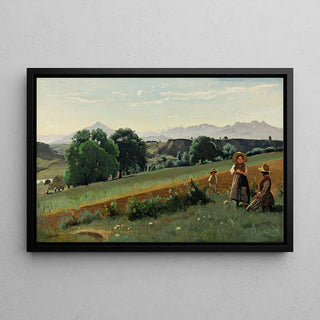 Mornex Am Grund, Der Mole von Jean-Baptiste-Camille Corot