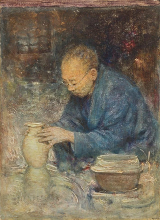 Mortimer Menpes - The Potter.webp