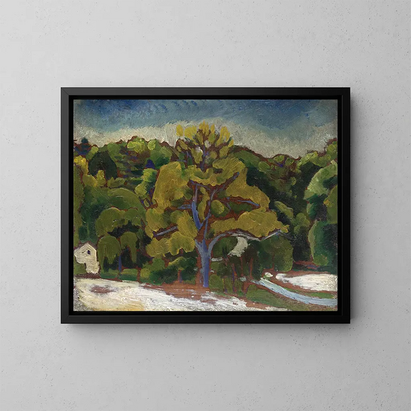 Landschaft - Morton Livingston Schamberg — gerahmtes Bild an der Wand