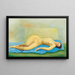 Junge nackte Frau liegend - Moïse Kisling — gerahmtes Bild an der Wand