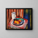 Natur stillleben - Moïse Kisling — gerahmtes Bild an der Wand