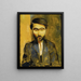 Portrait von Mieczysław Zborowski 1889-1930 - Moïse Kisling — gerahmtes Bild an der Wand