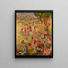 Kinder beim Spielen und Sport I - Moses Soyer — gerahmtes Bild an der Wand