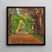 Motiv des Parks Schlopark in Jevisovice - Carl Moll — gerahmtes Bild an der Wand