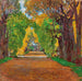Motiv des Parks Schlopark in Jevisovice - Carl Moll — Ansicht des Kunstwerks