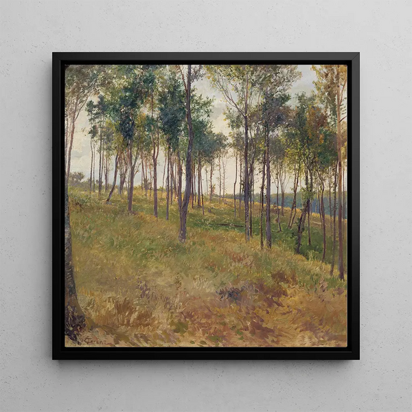 Motif forestier à Kritzendorf - Carl Raimund Lorenz
