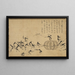 Festival des Insekten - Matsurin Jōtō — gerahmtes Bild an der Wand