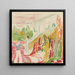 Mte ved veranda - Edvard Munch — gerahmtes Bild an der Wand