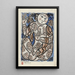 Impression - Munakata Shikō — gerahmtes Bild an der Wand